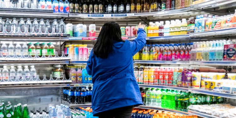 Consumer price growth falls to below 5% for the first time in two years