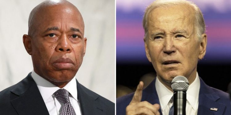 NYC Mayor Eric Adams nixed from Biden campaign’s advisory board amid public criticism of migrant crisis
