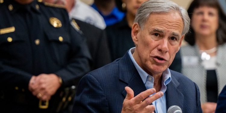 Texas Gov. Greg Abbott sends first bus of migrants to Colorado