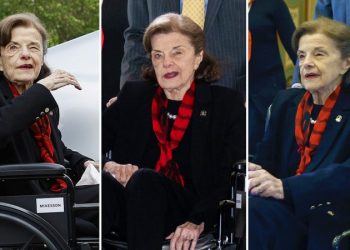 CA Sen. Feinstein arrives at Capitol in wheelchair in first photos following her nearly three-month absence