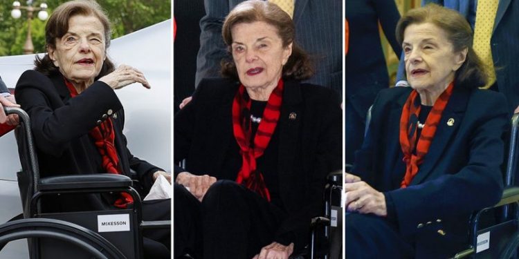 CA Sen. Feinstein arrives at Capitol in wheelchair in first photos following her nearly three-month absence