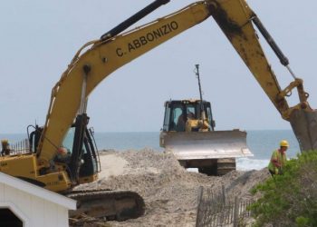 NJ shore town fined $12M for building own dunes begins emergency beachfront repairs