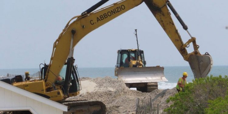 NJ shore town fined $12M for building own dunes begins emergency beachfront repairs