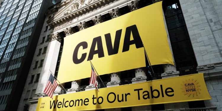 Mediterranean restaurant chain Cava’s stock soars as much as 117% in market debut