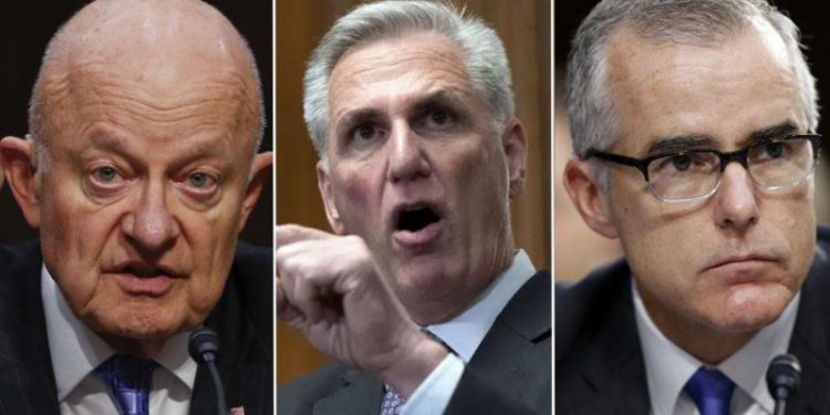 McCarthy rips CNN for hiring James Clapper, Andrew McCabe: ‘Are you prepared to defend your network?’