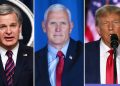 Pence vows to fire FBI Director Wray, says ‘Trump’s policy is the same as Joe Biden’s’
