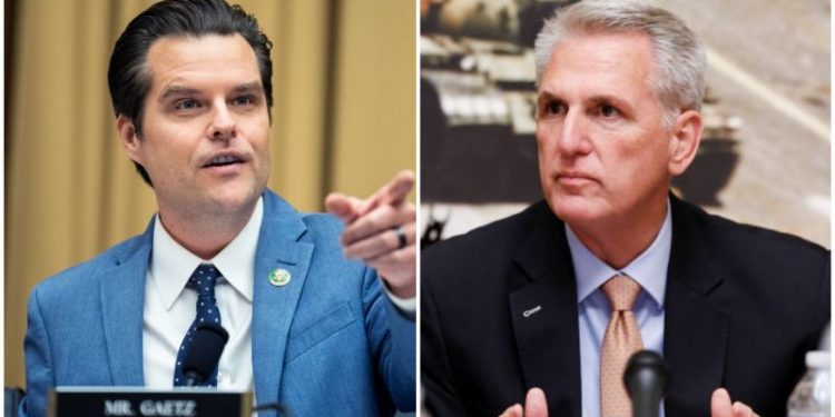 Florida’s Rep. Gaetz says Speaker McCarthy must be ‘forced into monogamy’ with conservatives or Democrats