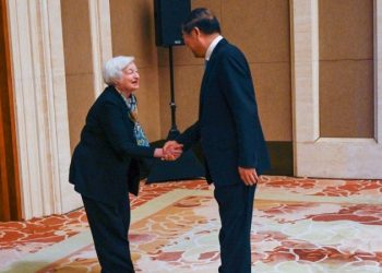 Janet Yellen awkwardly bows to CCP official during Beijing trip: ‘Optics the Chinese love’