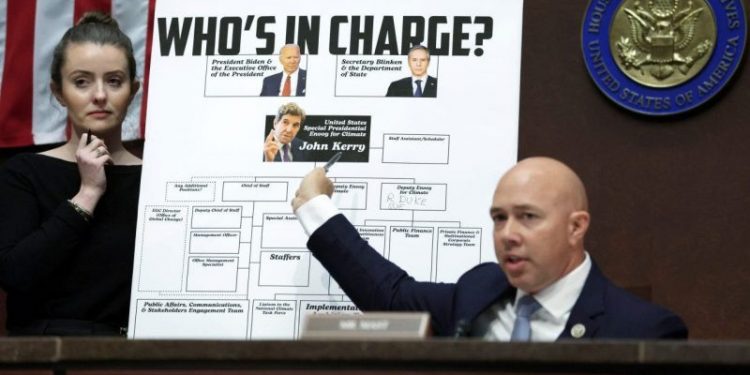 John Kerry’s climate work concealed in ‘cloak of zero supervision,’ lawmaker says after tense budget hearing