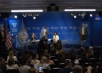 Angry climate change protestors force Commerce Secretary Gina Raimondo to flee talk at the Wilson Center