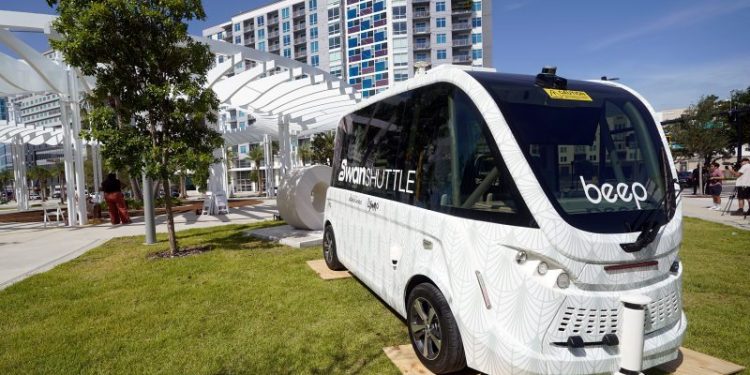 Orlando debuts self-driving shuttle that will whisk passengers around downtown