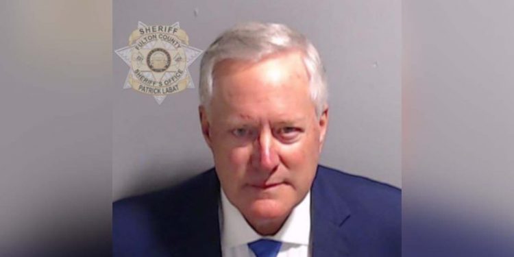 Meadows mugshot released after turning himself in for Trump-Georgia case stemming from 2020 probe