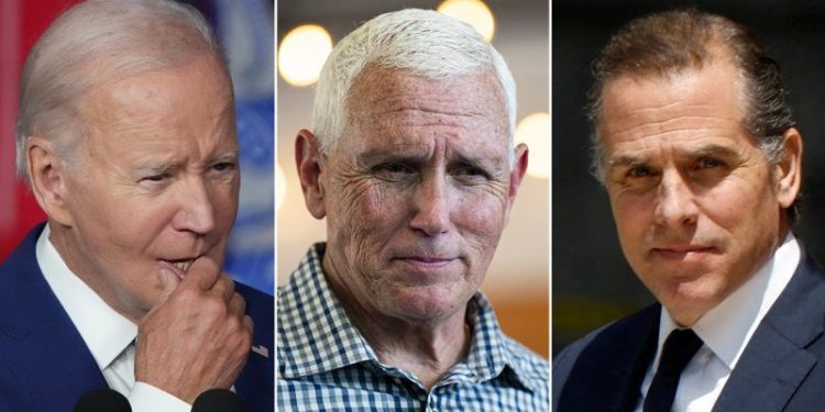 Pence ‘can’t relate’ to Biden over Hunter’s special counsel appointment: ‘My son…was defending this country’