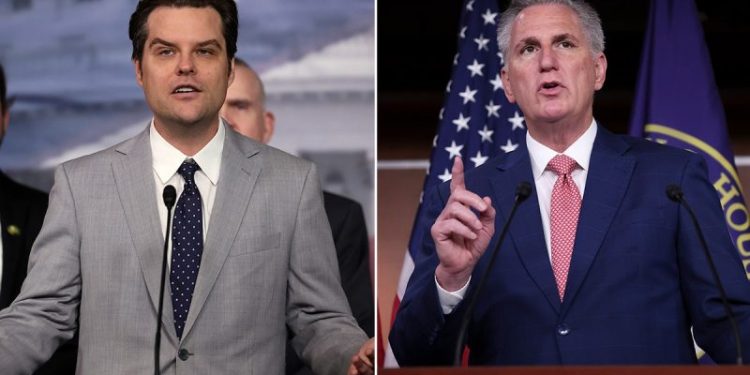 Gaetz blows up at McCarthy in closed-door House GOP meeting: ‘Fireworks’