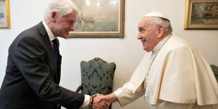 Pope Francis addresses Clinton summit with call to ‘take action’ on climate change ‘before it’s too late’