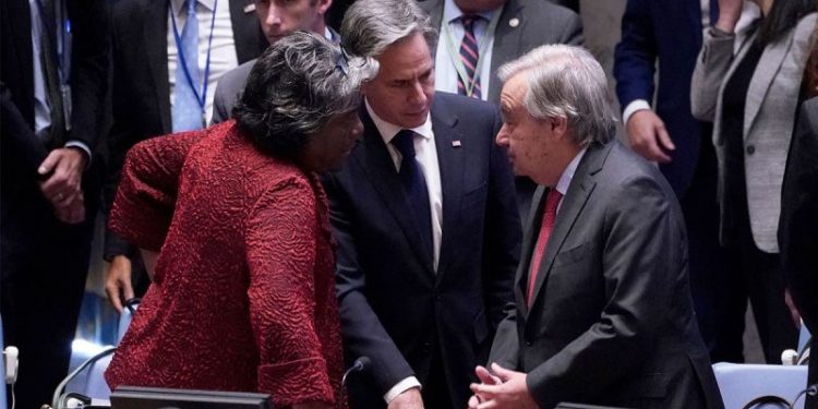 US removes mention of Iran from draft UN resolution on Israel-Hamas war over Russian demands