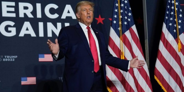 Trump reports hauling in over $45 million in fundraising the past three months