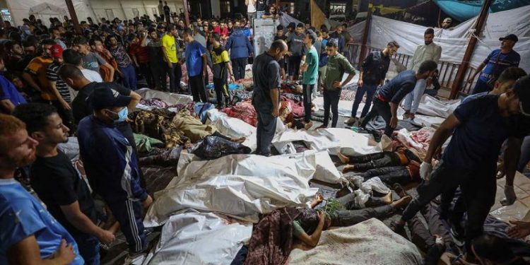 Hundreds killed in blast at Gaza Strip hospital; Israel says Islamic Jihad’s ‘failed rocket launch’ to blame