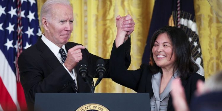 Biden quietly places unconfirmed labor secretary in presidential line of succession, drawing GOP criticism