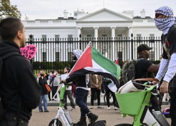 White House silent, Secret Service makes no arrests after pro-Palestinian protesters vandalize gate