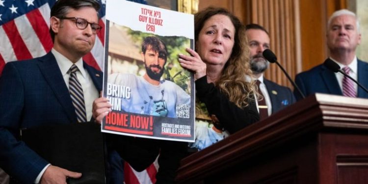 ‘Please help me’: Families of Hamas hostages plead for US action