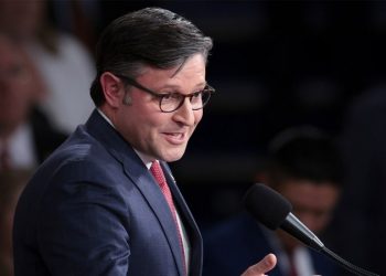 Mike Johnson on the clock