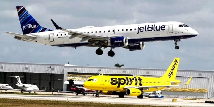 Judge blocks JetBlue-Spirit merger in a major win for Biden’s Justice Department