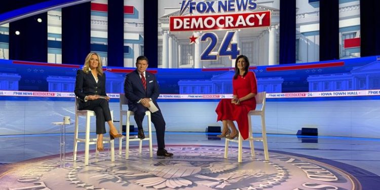 Haley fires back at Biden, Trump, DeSantis at Fox News town hall with one week until Iowa caucuses