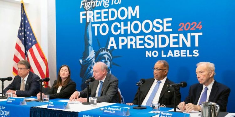 No Labels alleges ‘conspiracy’ by opponents to use ‘intimidation, harassment’ to block ballot access