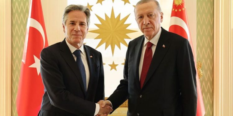 Blinken meets with Turkey’s Erdogan as Middle East tensions escalate