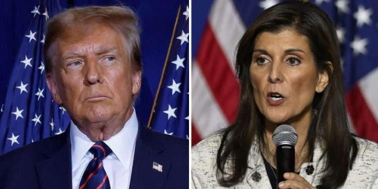 Trump mocks Haley by asking where her deployed husband is: ‘Where is he? He’s gone’