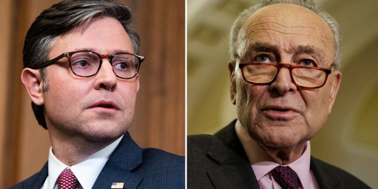 Congressional leaders unveil bill to fund government, Johnson and Schumer both claim wins