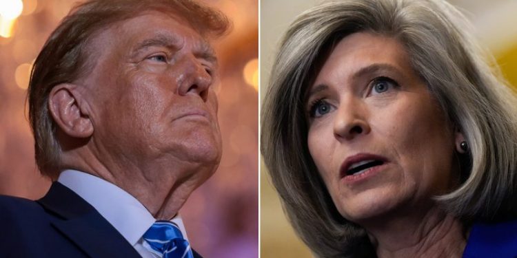Sen. Joni Ernst becomes final member of Senate GOP leadership to endorse Trump