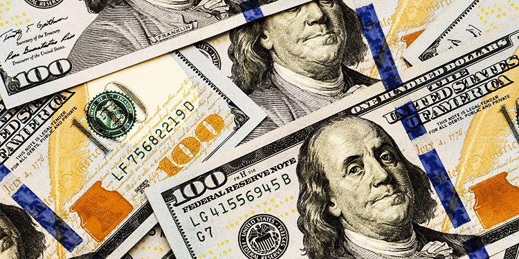 The dollar index is stabilizing above 105.00 this week