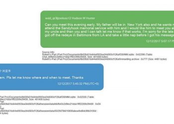 New text message allegedly reveals Hunter Biden proposed meeting for dad, uncle and Chinese exec in NYC