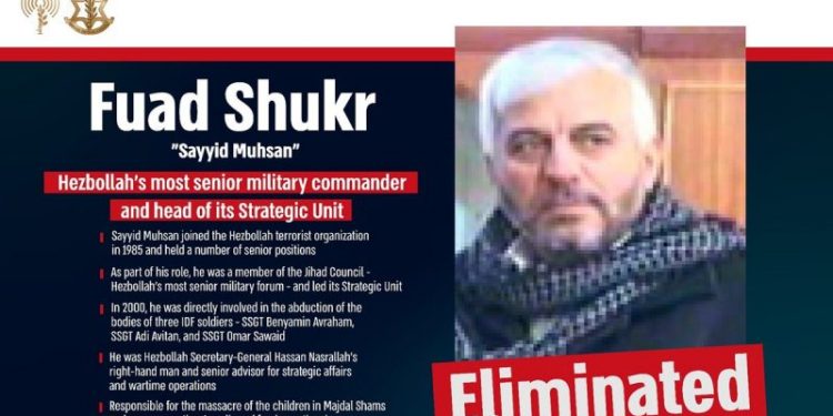 IDF kills Hezbollah commander behind brutal attack on children’s soccer field: officials