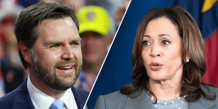Kamala Harris says Trump picked JD Vance to be ‘rubber stamp’ for former president’s ‘extreme agenda’