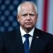 Walz unknown by 4 in 10 Americans, but favorability rating tops Vance: poll