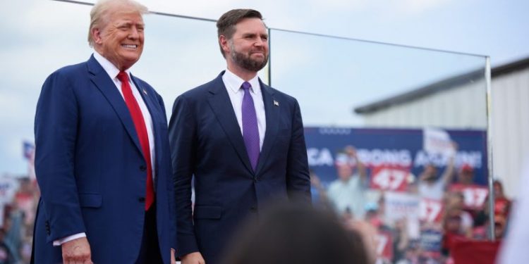 Vance claims ‘Democrats are helping China’ in pitch to autoworkers at Big Rapids campaign event