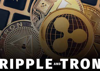 Ripple and Tron: Tron descends to a new August low