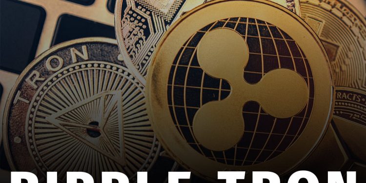 Ripple and Tron: Tron in pullback since Saturday