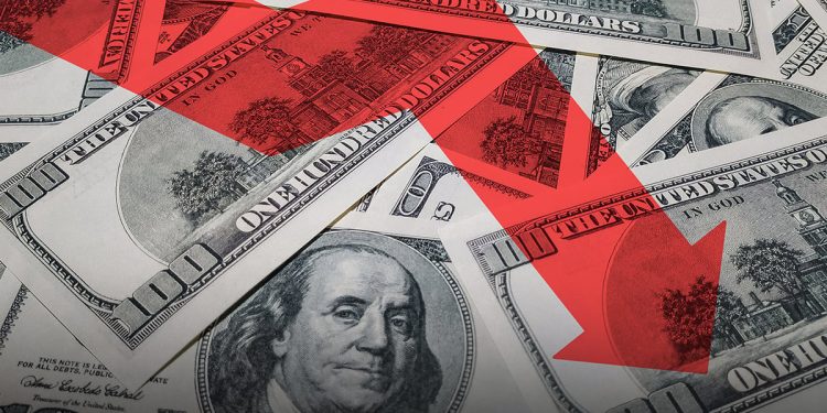 The dollar index is close to testing the September low