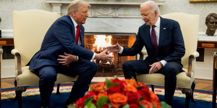 Trump thanks Biden for ‘smooth transition’ during White House meeting
