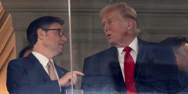 Trump gives Johnson ‘complete and total endorsement’ ahead of speakership fight