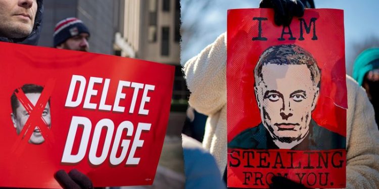 DOGE cuts, Medicaid fears spark protests at GOP lawmaker offices across US