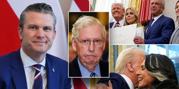 McConnell’s mental acuity targeted by Trump after ex-Senate leader joins Dems against Cabinet nominees