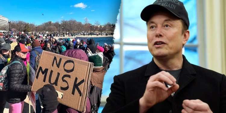 Elon Musk protests to target lawmakers, Tesla dealerships as progressives decry ‘extremist cuts’