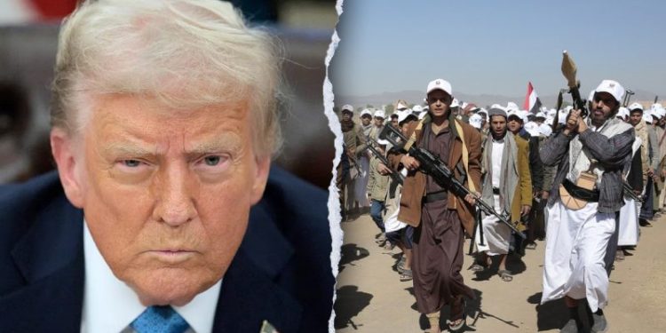 US military shoots down Houthi drones as Trump’s strikes against terrorist group continue