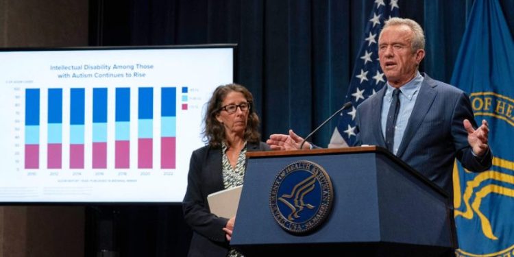 RFK Jr attributes rise in autism to environmental factors, while CDC points to improved diagnostic practices