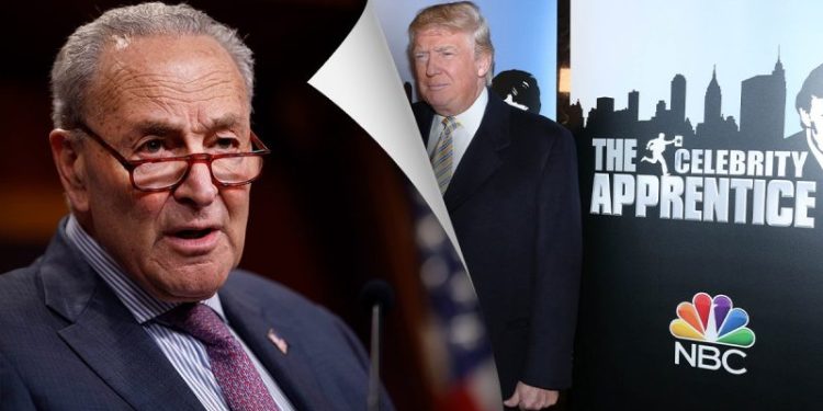 Schumer’s ‘Apprentice’ praise of Trump goes viral: ‘Going to go places’